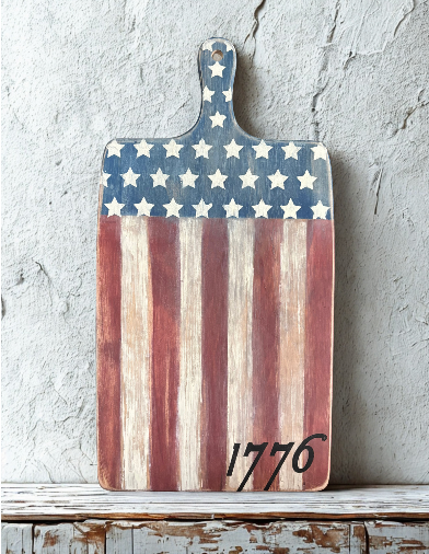 Decorative Patriotic Cutting Board
