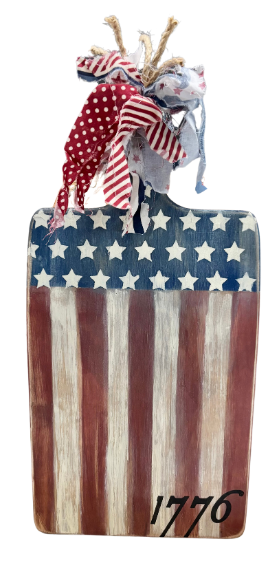 Decorative Patriotic Cutting Board